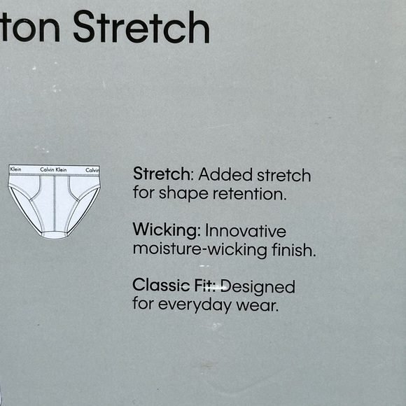 NEW Calvin Klein 3 Pack of Men’s Underwear Briefs (Grey / Beige) - Picture 5 of 7